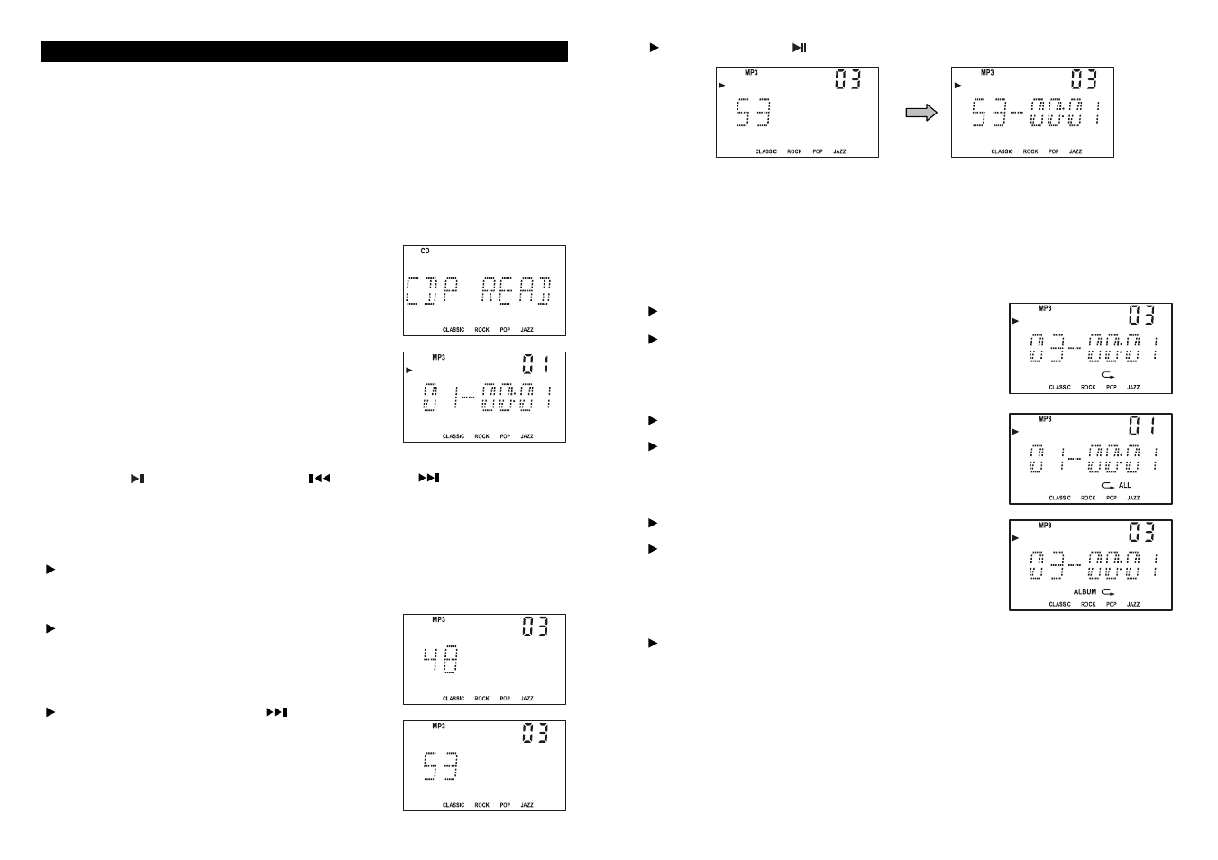 Lecture de cd mp3 et wma | iSymphony M110 User Manual | Page 36 / 64