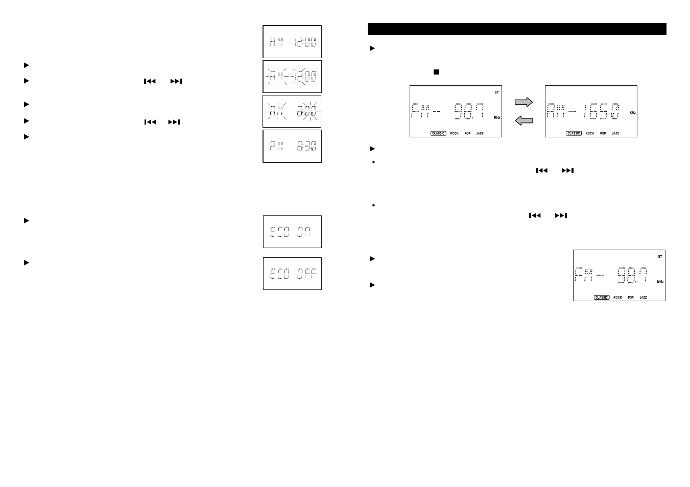 Operación de radio | iSymphony M110 User Manual | Page 52 / 64