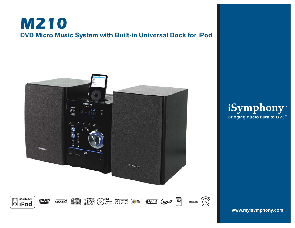 iSymphony M210 User Manual | 2 pages