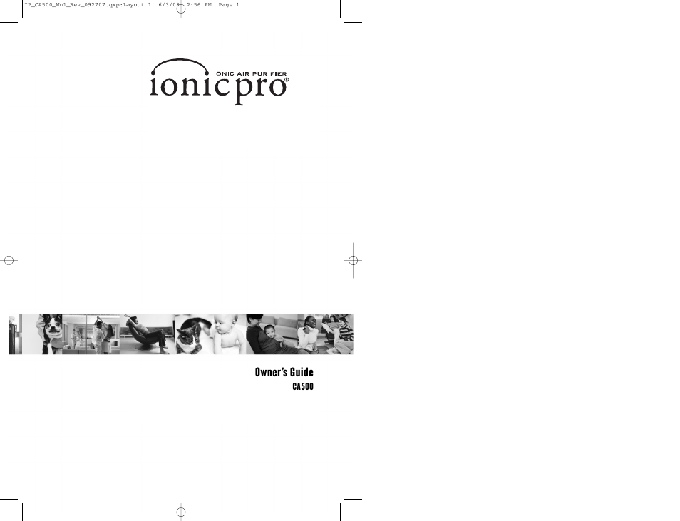 Ionic Pro CA500 User Manual | 11 pages