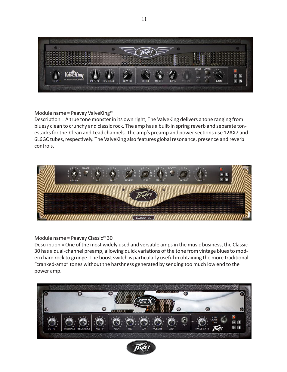 Intel Peavey ReValver MK III User Manual | Page 12 / 45