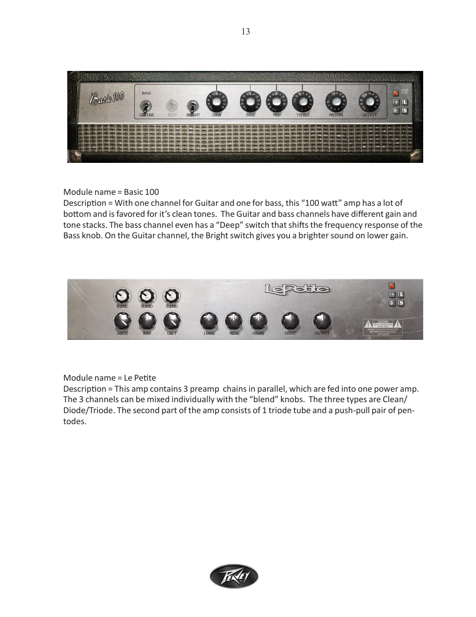 Intel Peavey ReValver MK III User Manual | Page 14 / 45