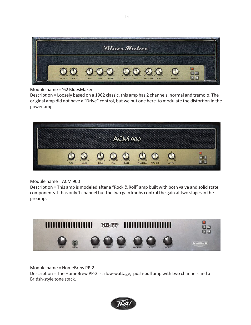 Intel Peavey ReValver MK III User Manual | Page 16 / 45