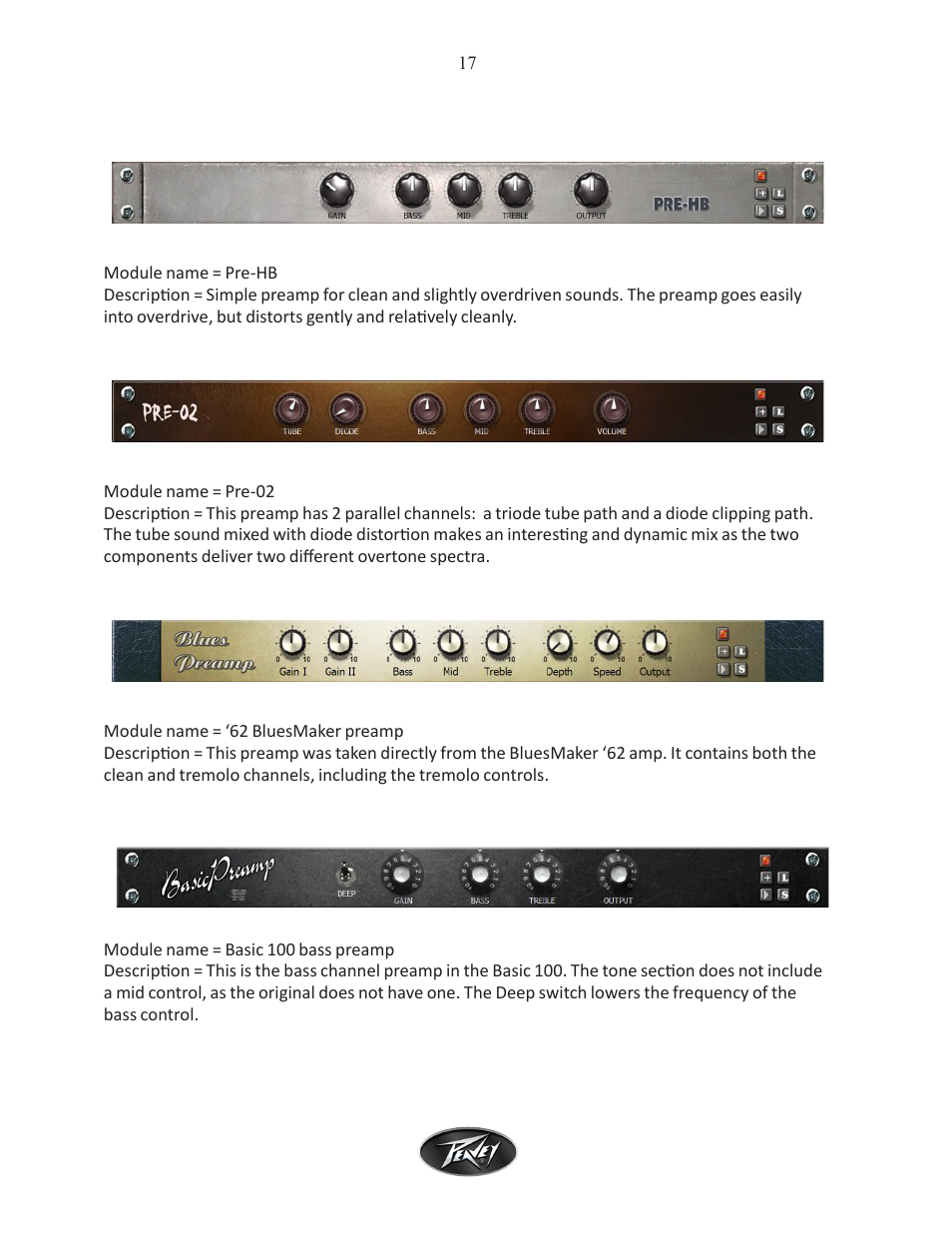 Intel Peavey ReValver MK III User Manual | Page 18 / 45