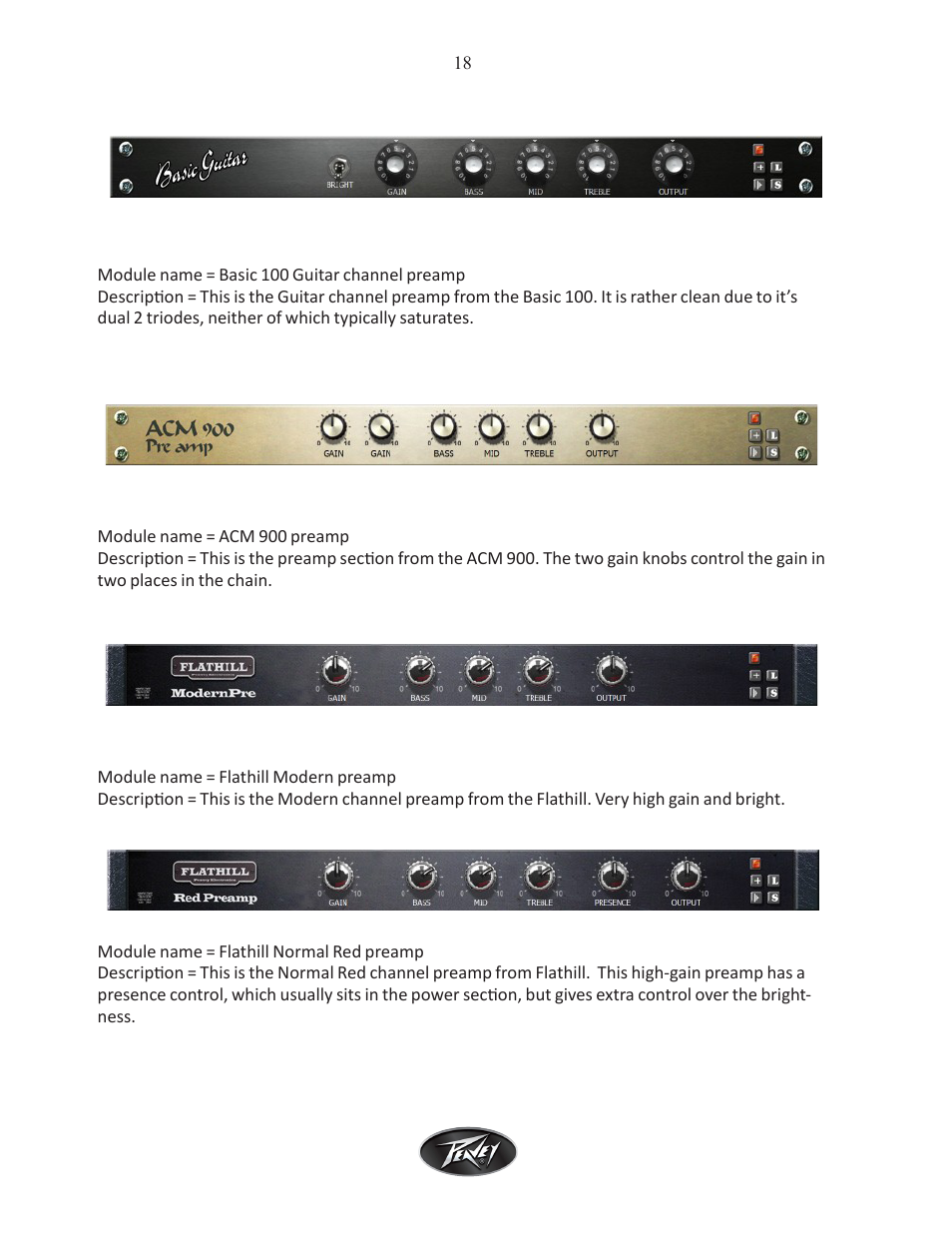 Intel Peavey ReValver MK III User Manual | Page 19 / 45