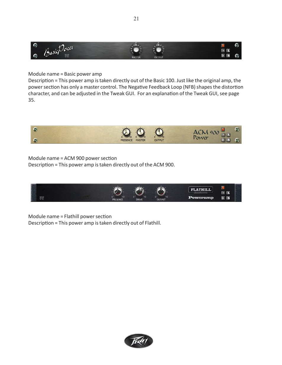 Intel Peavey ReValver MK III User Manual | Page 22 / 45