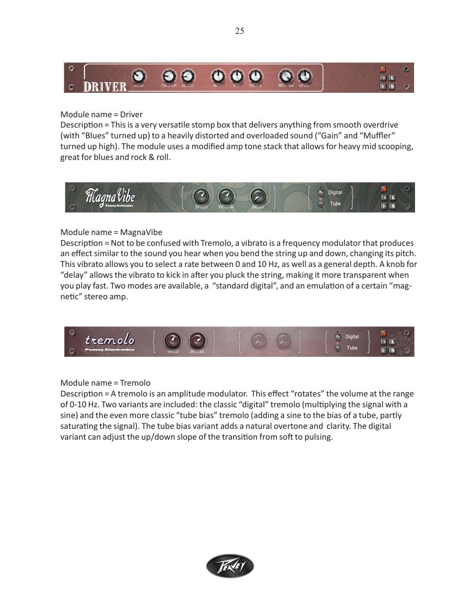 Intel Peavey ReValver MK III User Manual | Page 26 / 45