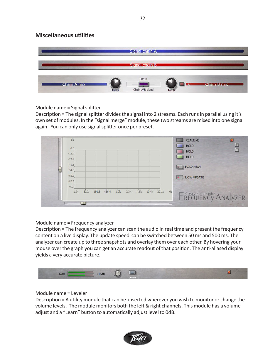 Intel Peavey ReValver MK III User Manual | Page 33 / 45