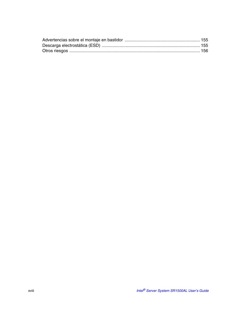 Intel SR1500AL User Manual | Page 18 / 180