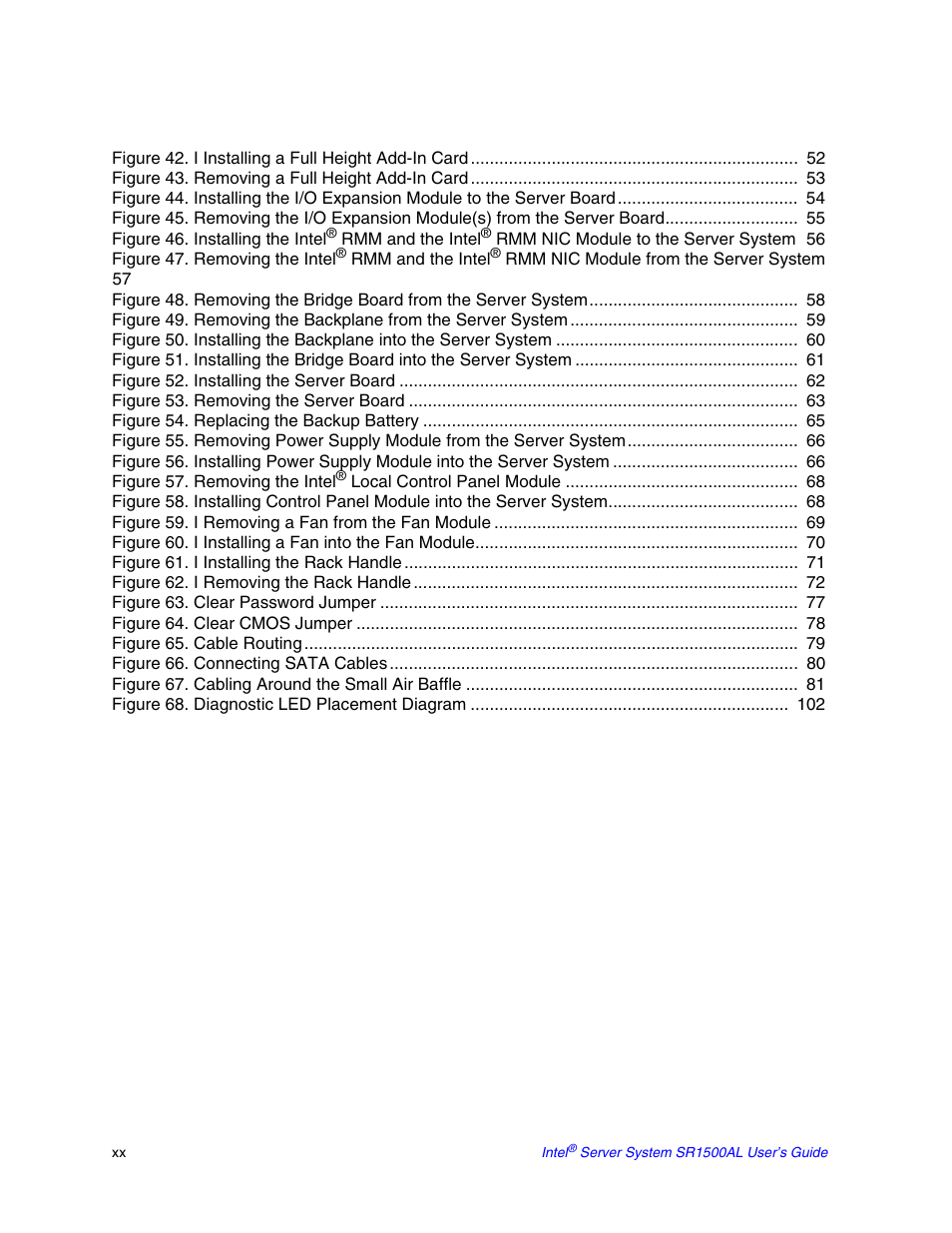Intel SR1500AL User Manual | Page 20 / 180