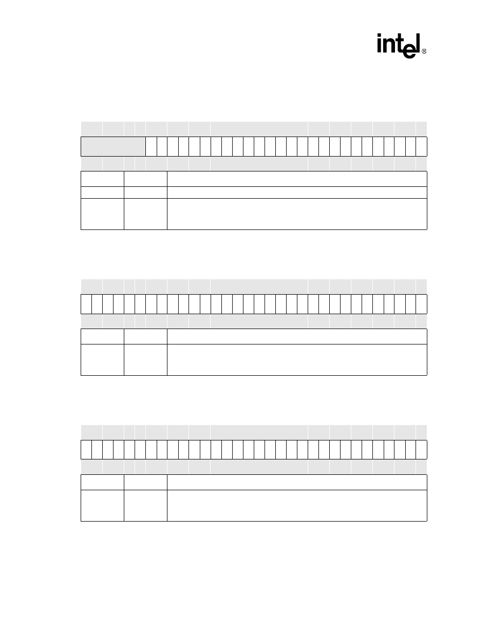 Table 4-11. gpsr2 register bitmap, Table 4-12. gpcr0 bit definitions, Table 4-13. gpcr1 bit definitions | Table 4-11, Table 4-12, Table 4-13 | Intel PXA26X User Manual | Page 120 / 624