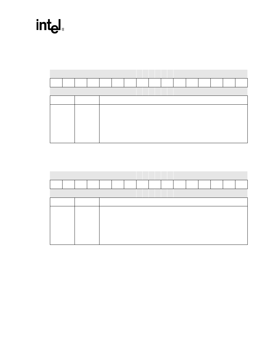 Table 4-26. gafr1_l bit definitions, Table 4-27. gafr1_u bit definitions | Intel PXA26X User Manual | Page 127 / 624