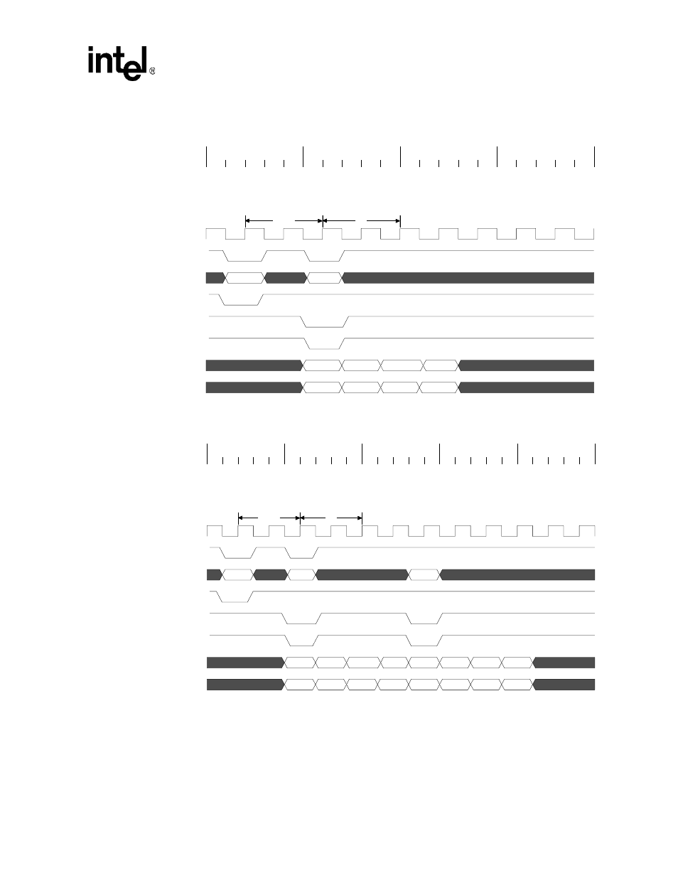 Figure 6-9. sdram write, Figure 6-9, Figure 6-10 | Intel PXA26X User Manual | Page 219 / 624