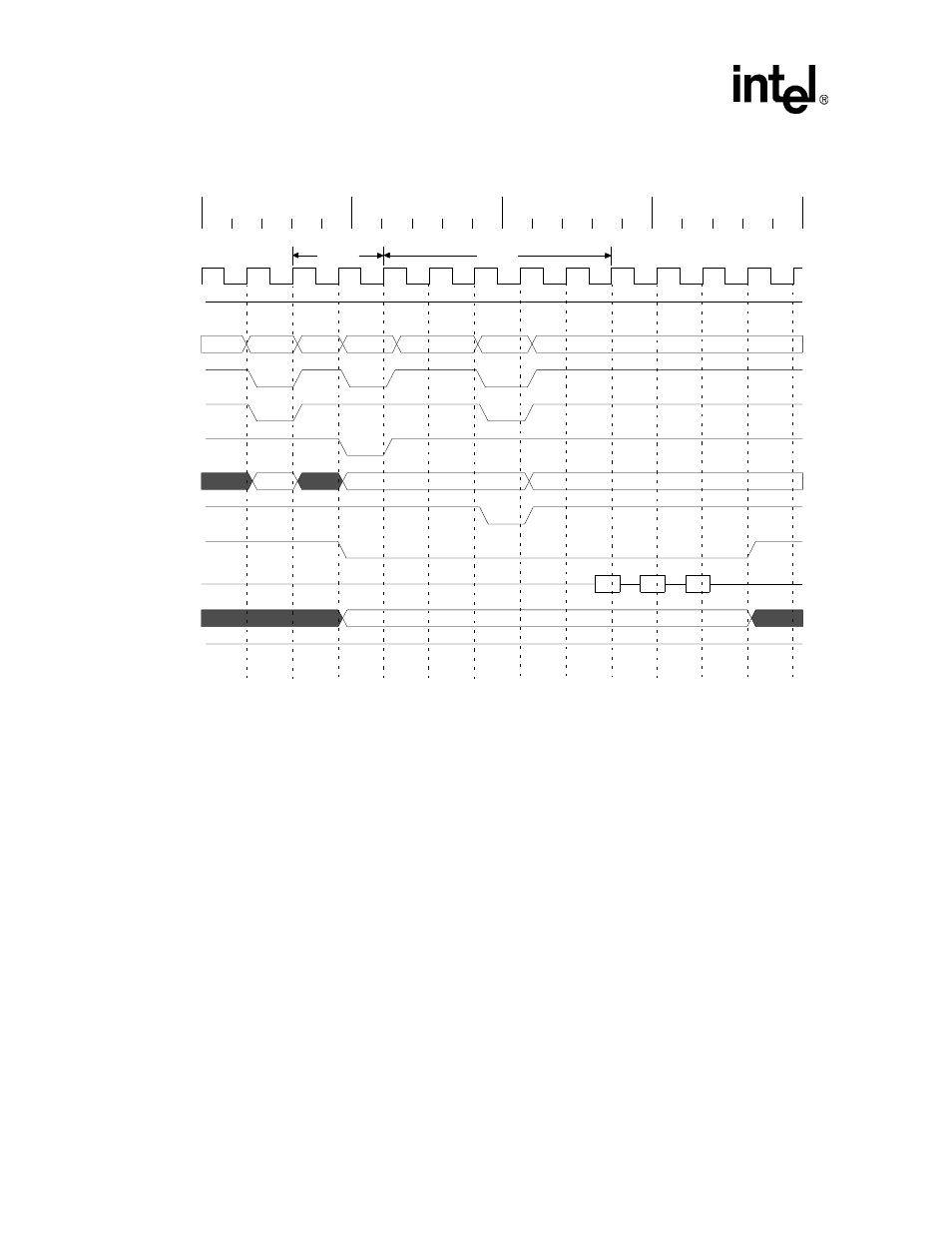 4 non-sdram timing sxmem operation | Intel PXA26X User Manual | Page 228 / 624