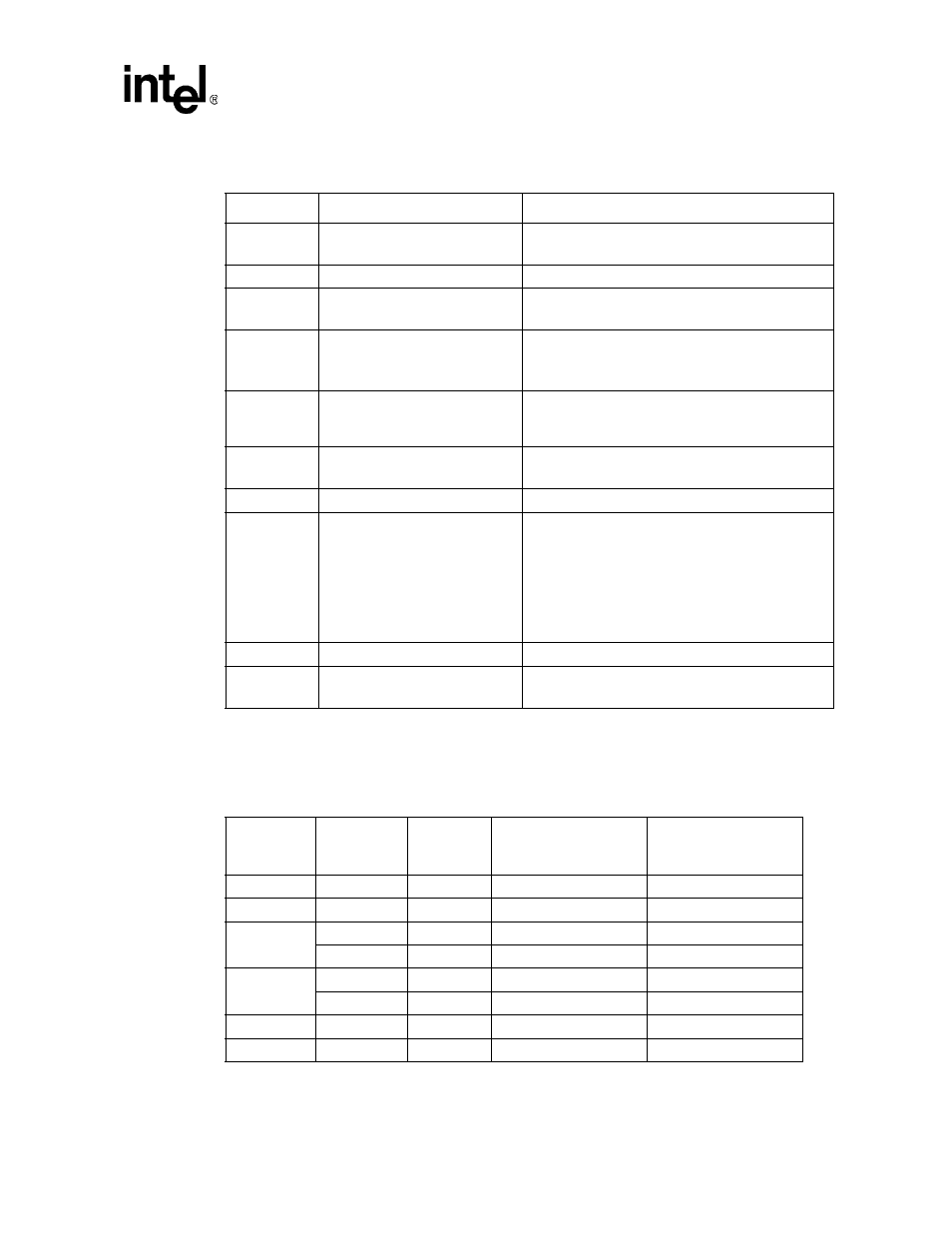 Table 6-18 | Intel PXA26X User Manual | Page 229 / 624