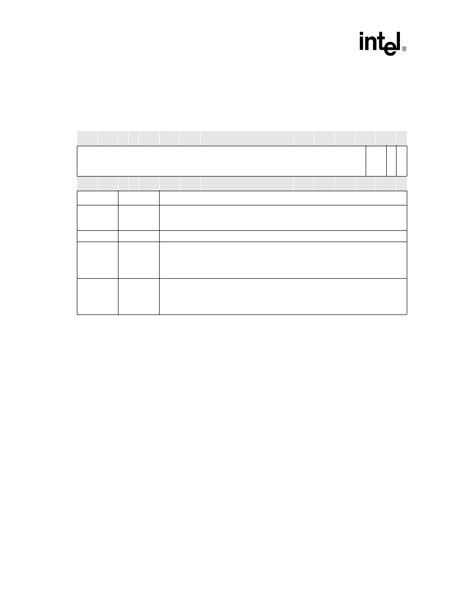 Table 7-11. lcd dma frame branch registers (fbrx), 7 lcd controller status register (lcsr), Section 7.6.7 | Table 7-11 | Intel PXA26X User Manual | Page 310 / 624