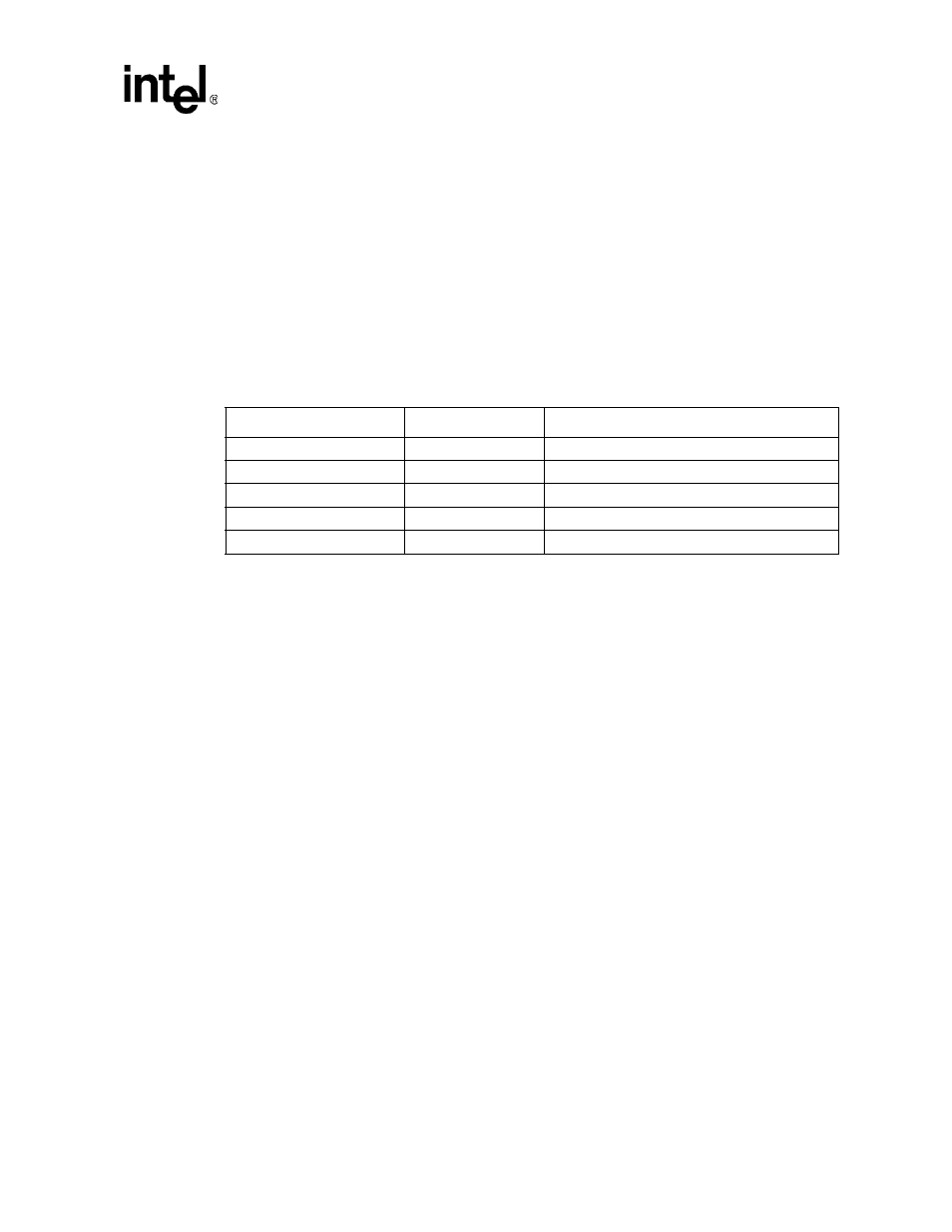 7 transmit fifo level, 8 receive fifo level, 5 ssp register address map | Table 8-7. ssp register address map | Intel PXA26X User Manual | Page 337 / 624