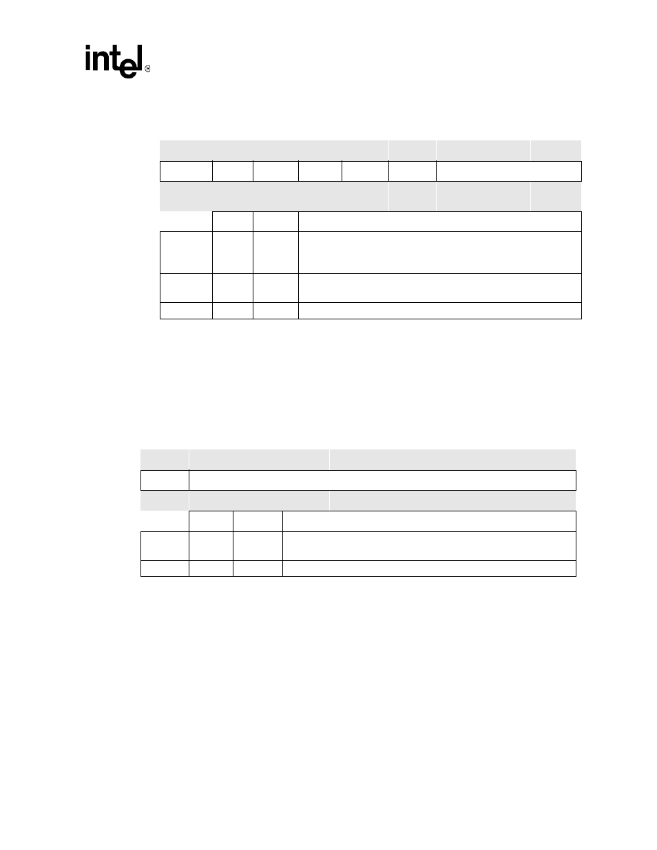 13 udc frame number low register (ufnlr), Table 12-24. udc frame number low register, 1 endpoint x byte count (bc[7:0]) | Intel PXA26X User Manual | Page 455 / 624