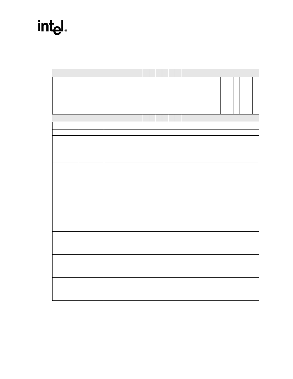 Table 15-17. mmc_i_reg register, 13 mmc_cmd register | Intel PXA26X User Manual | Page 543 / 624