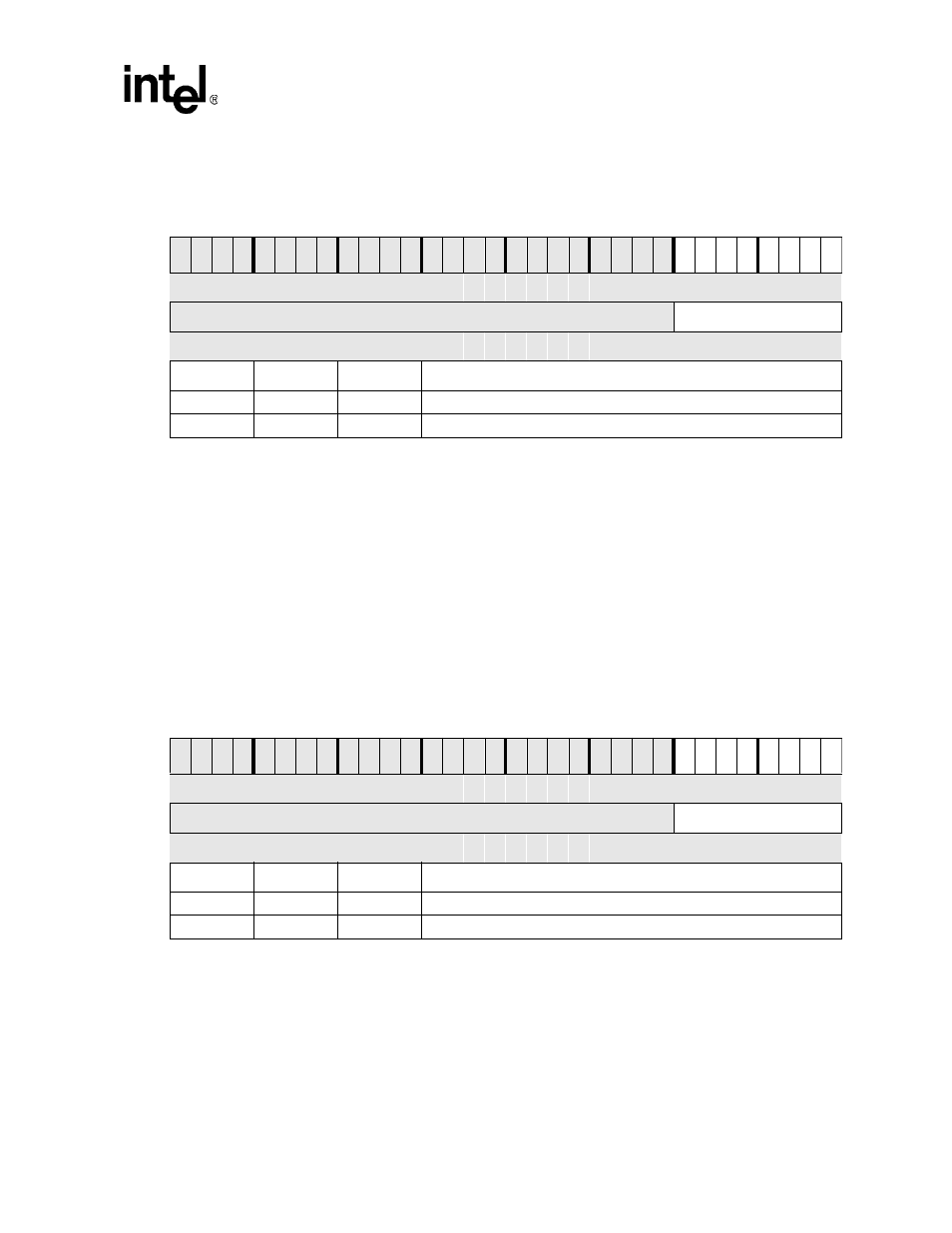 Table 17-2. rbr bit definitions, 2 transmit holding register (thr), Table 17-3. thr bit definitions | 3 divisor latch registers (dll and dlh), Section 17.5.3, Table 17-2 | Intel PXA26X User Manual | Page 595 / 624