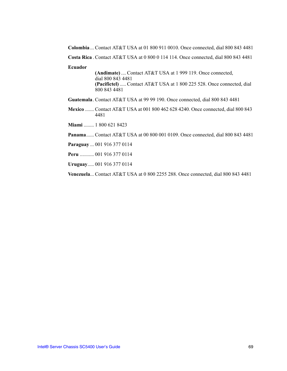 Intel SC5400 User Manual | Page 145 / 146