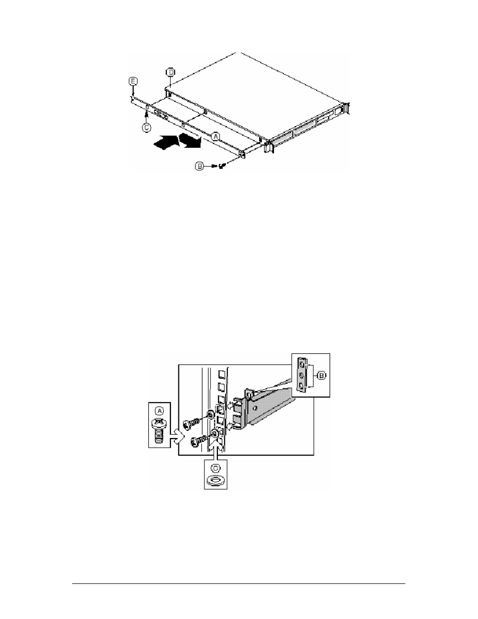 Attach rail brackets to posts | Intel SX220 User Manual | Page 54 / 150