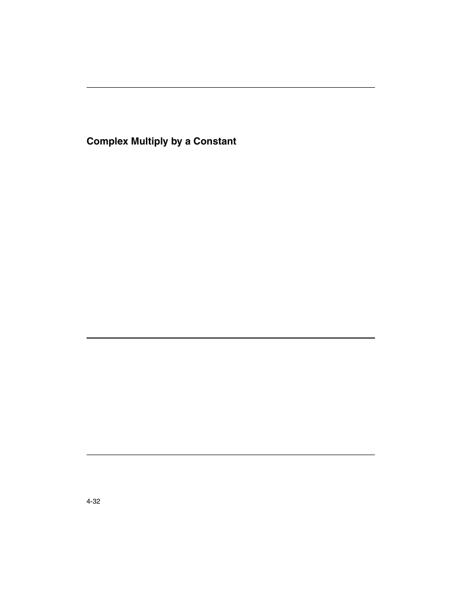 Complex multiply by a constant, Complex multiply by a constant -32, Example 4-23 | Intel ARCHITECTURE IA-32 User Manual | Page 252 / 568