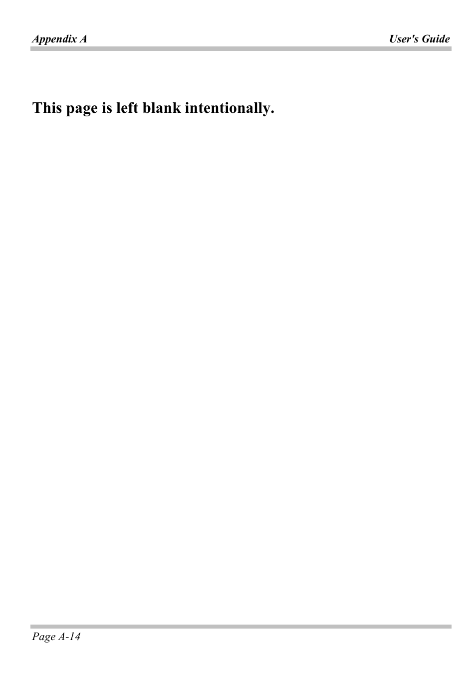 This page is left blank intentionally | Intel W653UI1 User Manual | Page 50 / 50