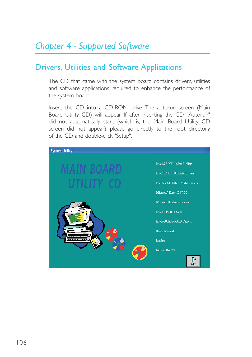 Intel System Board G4H875-B User Manual | Page 106 / 129