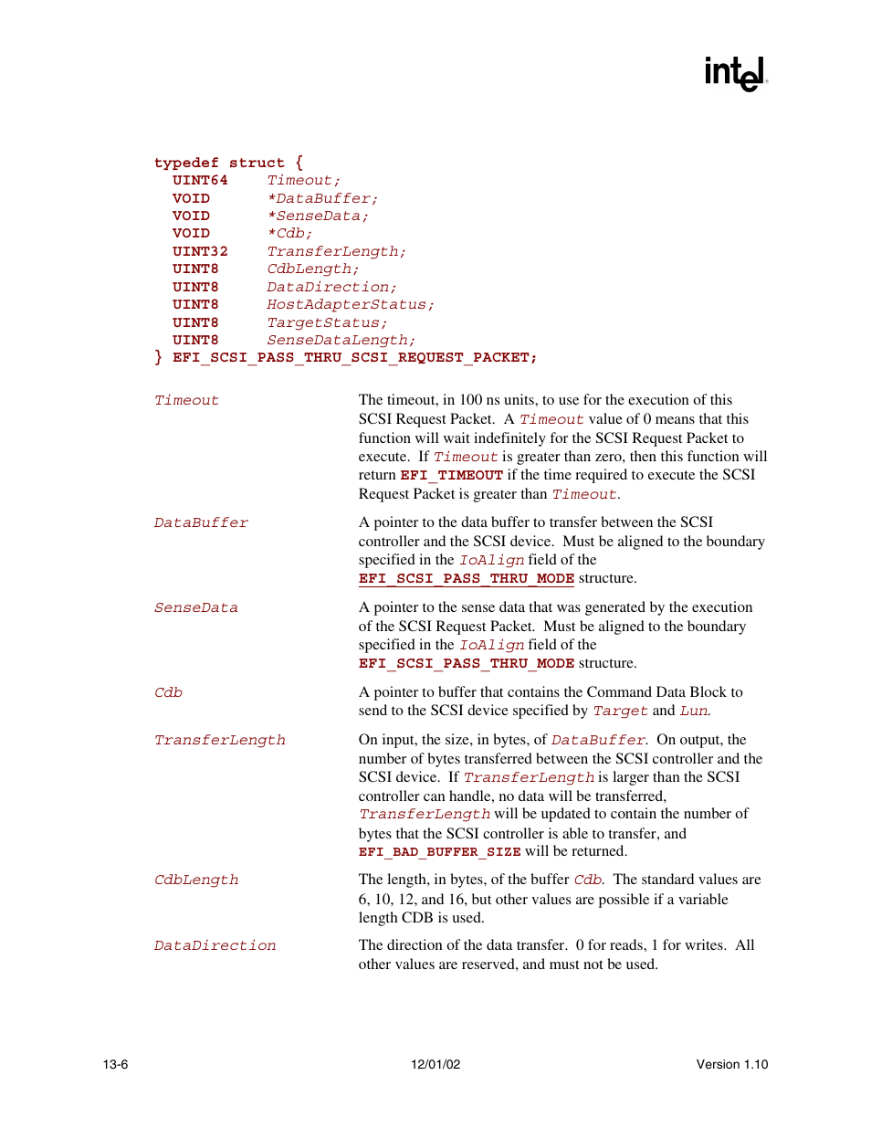Intel Extensible Firmware Interface User Manual | Page 526 / 1084