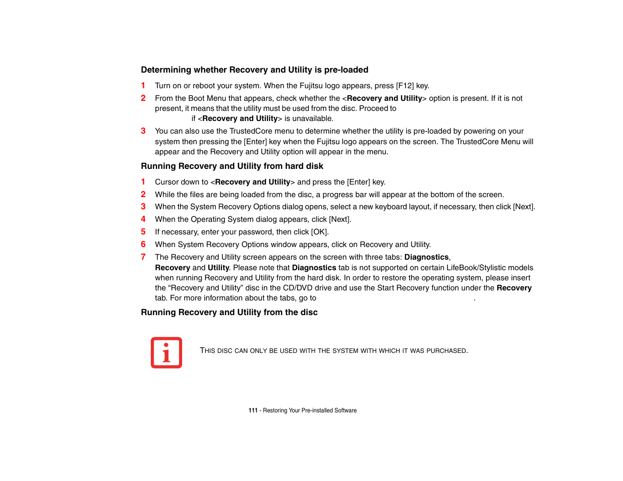 Intel Fujitsu P8010 User Manual | Page 112 / 195