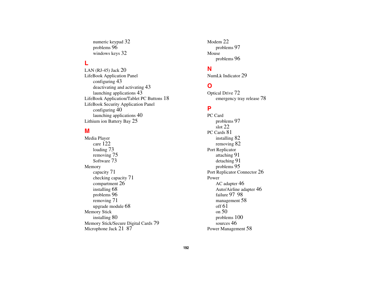 Intel Fujitsu P8010 User Manual | Page 193 / 195