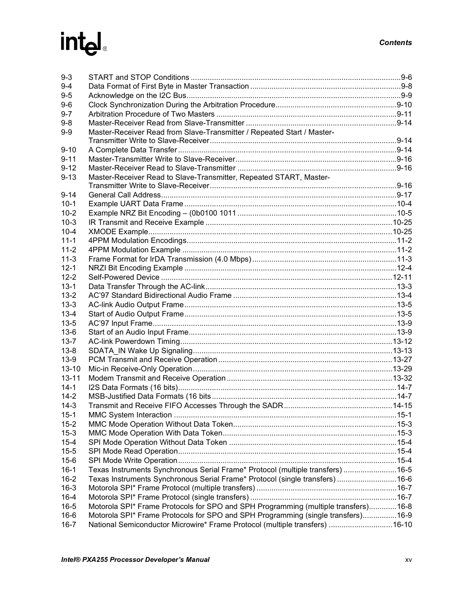 Intel PXA255 User Manual | Page 15 / 600