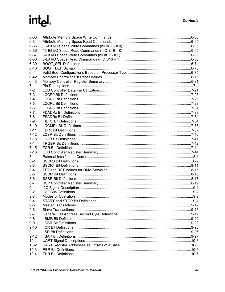 Intel PXA255 User Manual | Page 19 / 600