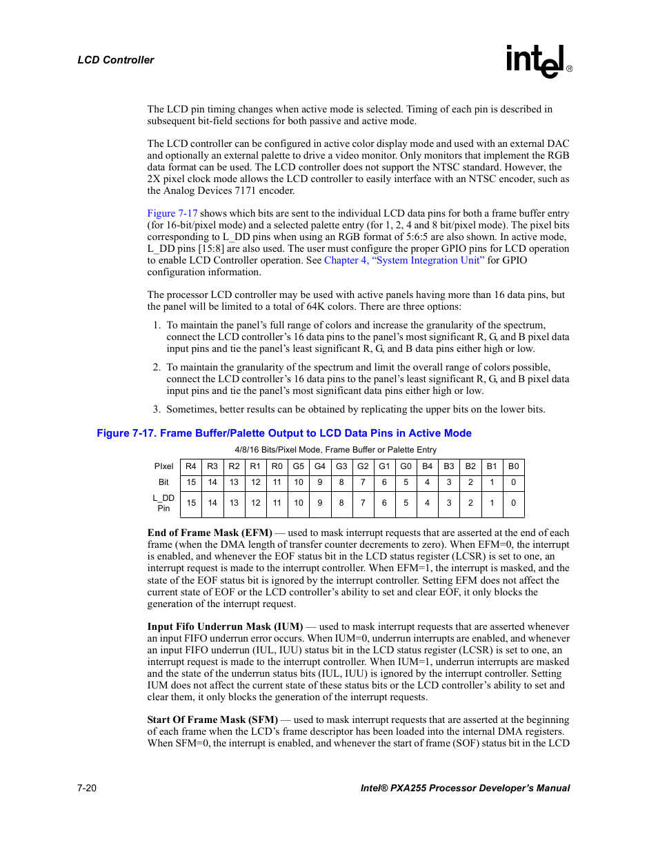 Intel PXA255 User Manual | Page 284 / 600