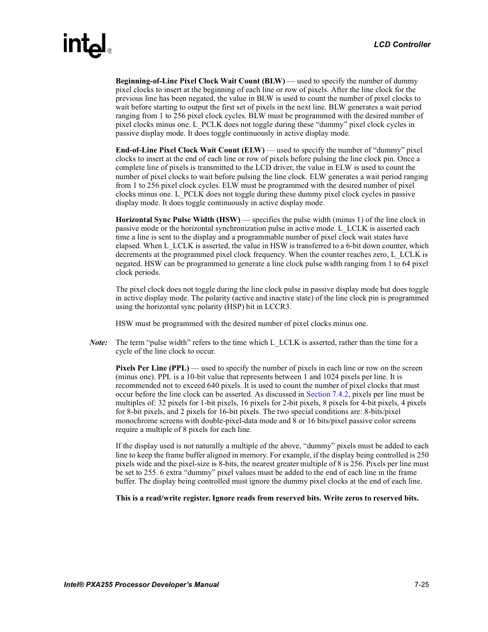 Intel PXA255 User Manual | Page 289 / 600