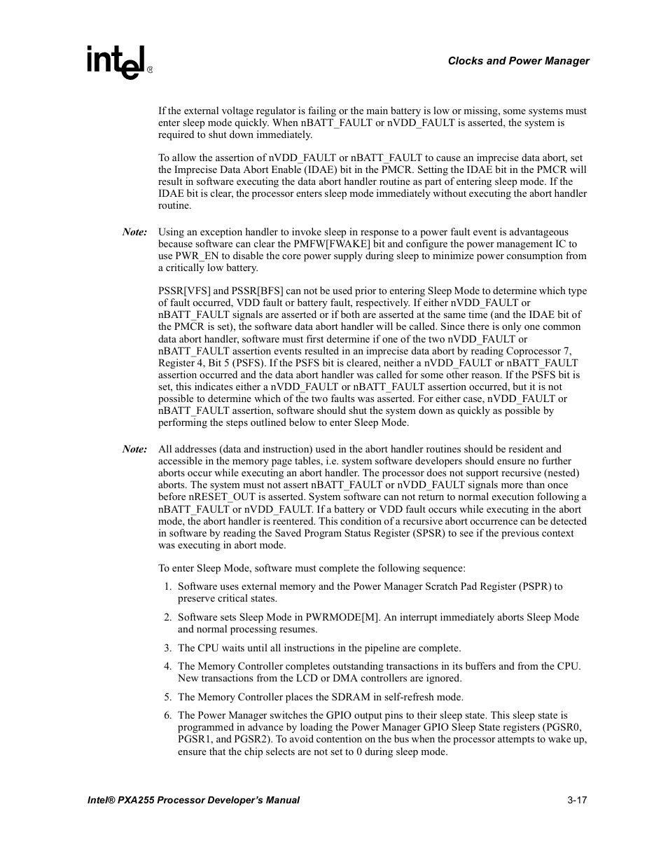 Intel PXA255 User Manual | Page 79 / 600