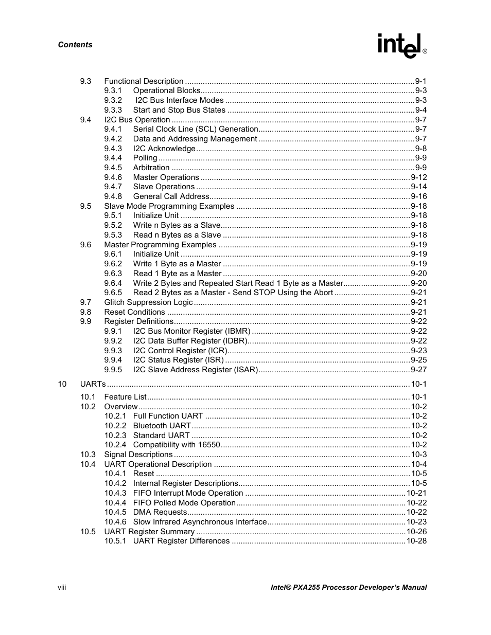 Intel PXA255 User Manual | Page 8 / 600