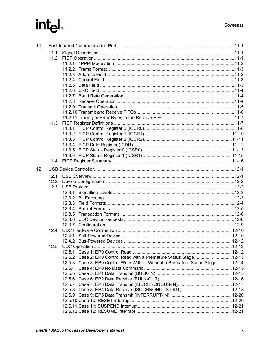 Intel PXA255 User Manual | Page 9 / 600