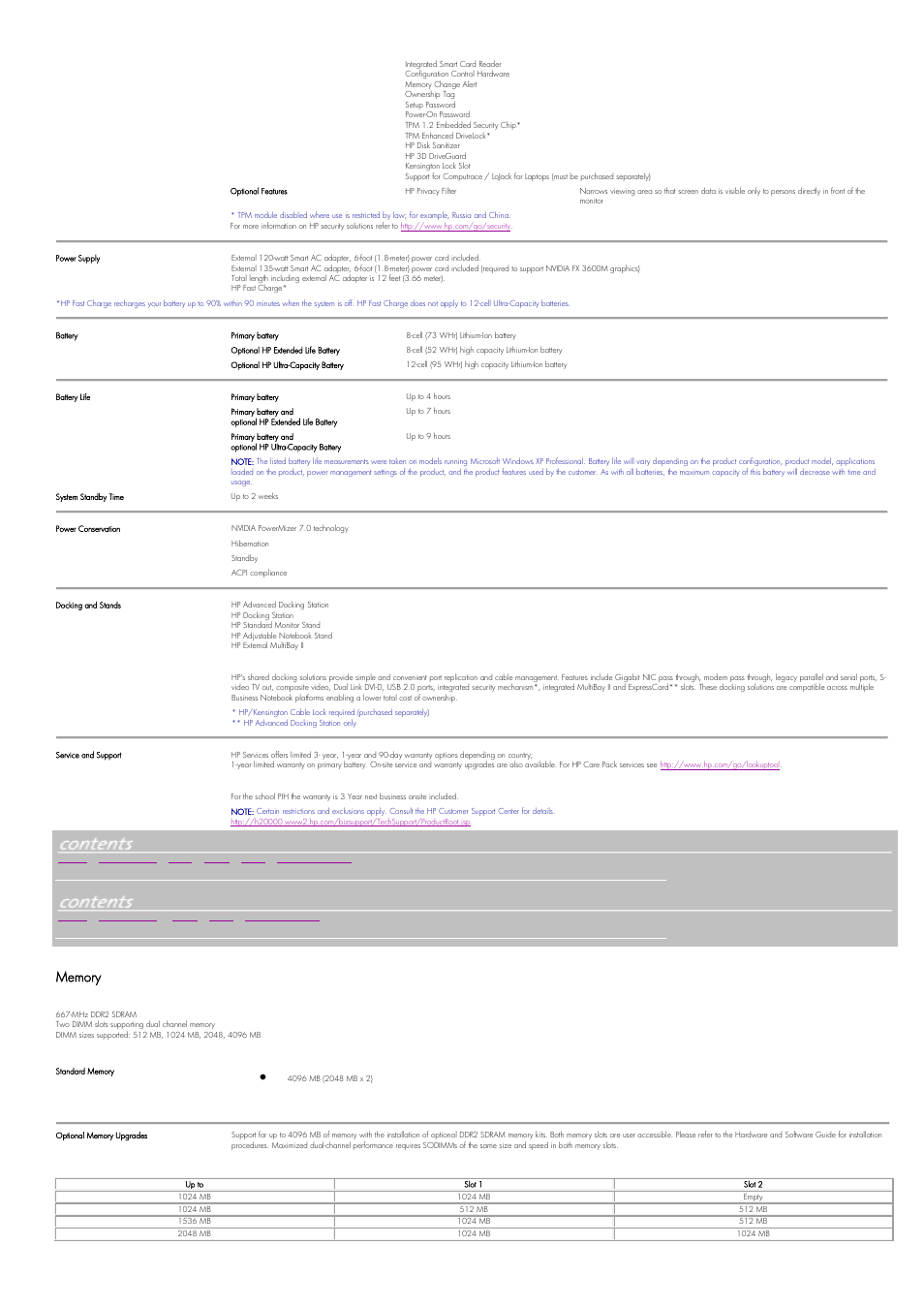 Intel HP8710w User Manual | Page 6 / 13