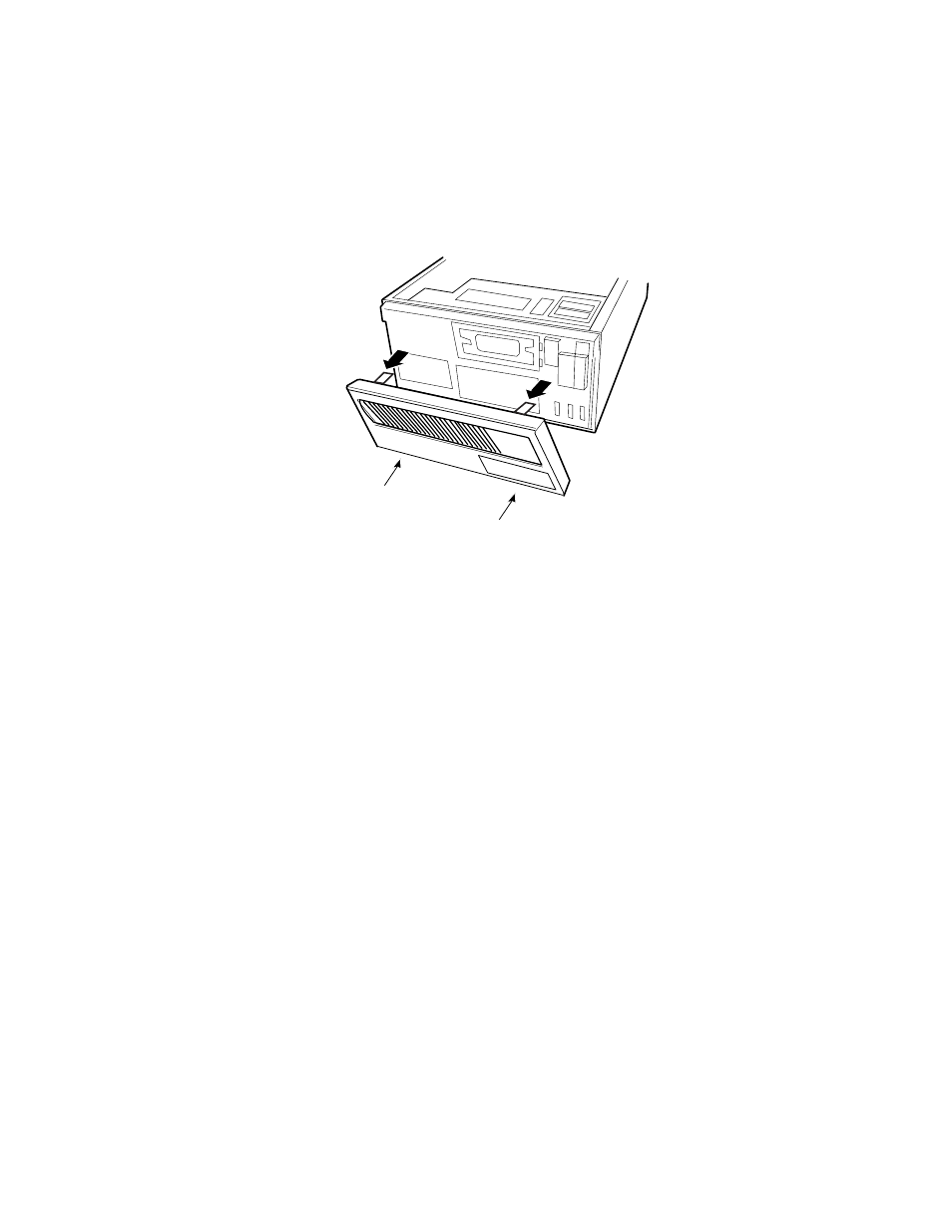 Remove the front bezel, Figure 4. removing the front bezel | Intel SC5275-E User Manual | Page 30 / 73