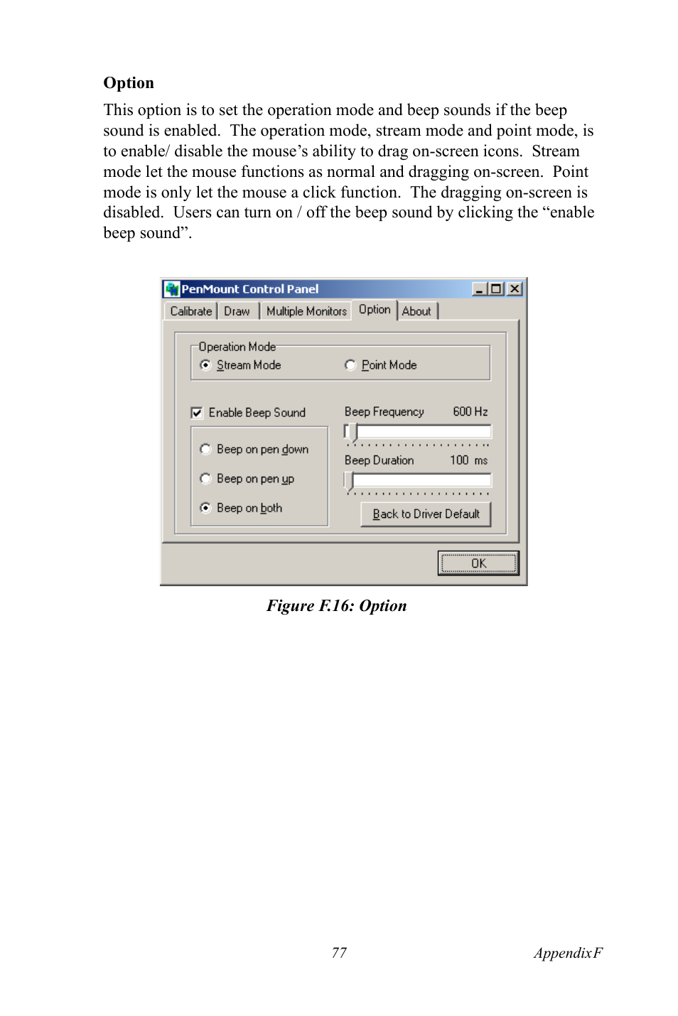 Figure f.16: option, Figure f.16:option | Intel TPC-1070 User Manual | Page 89 / 92