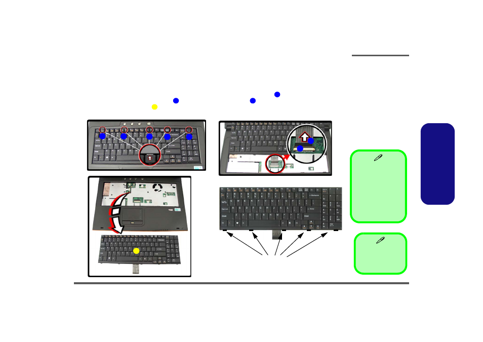 Removing the keyboard, Removing the keyboard -19 | Intel M570TU User Manual | Page 45 / 100