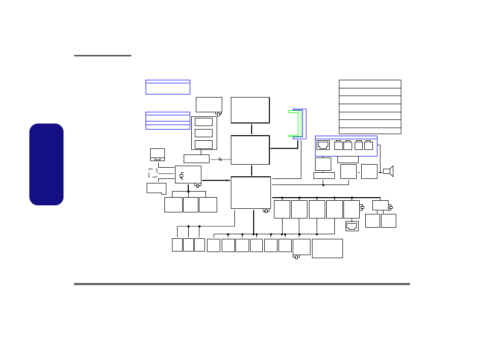 System block diagram, Sheet 1 of 42 system block diagram, B.schematic diagrams | Schematic diagrams b - 2 system block diagram, Cl evo m570tu system block diagram, Processor, 478 ufcpga, Ich9m, Penryn 676 bga, 1329 ball fcbga | Intel M570TU User Manual | Page 58 / 100