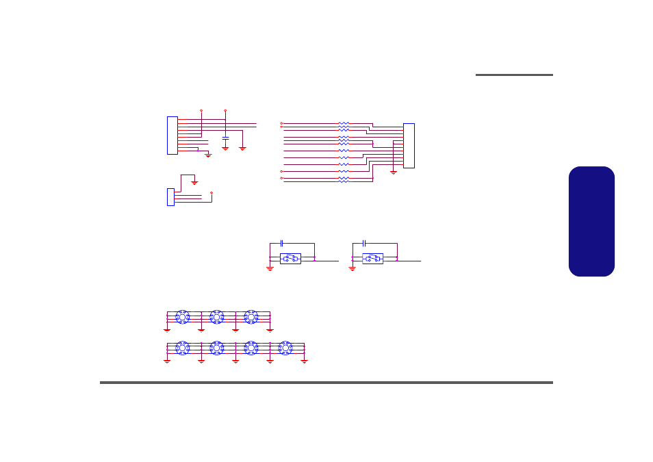 Click board, Sheet 40 of 42 click board, Schematic diagrams click board b - 41 | Intel M570TU User Manual | Page 97 / 100