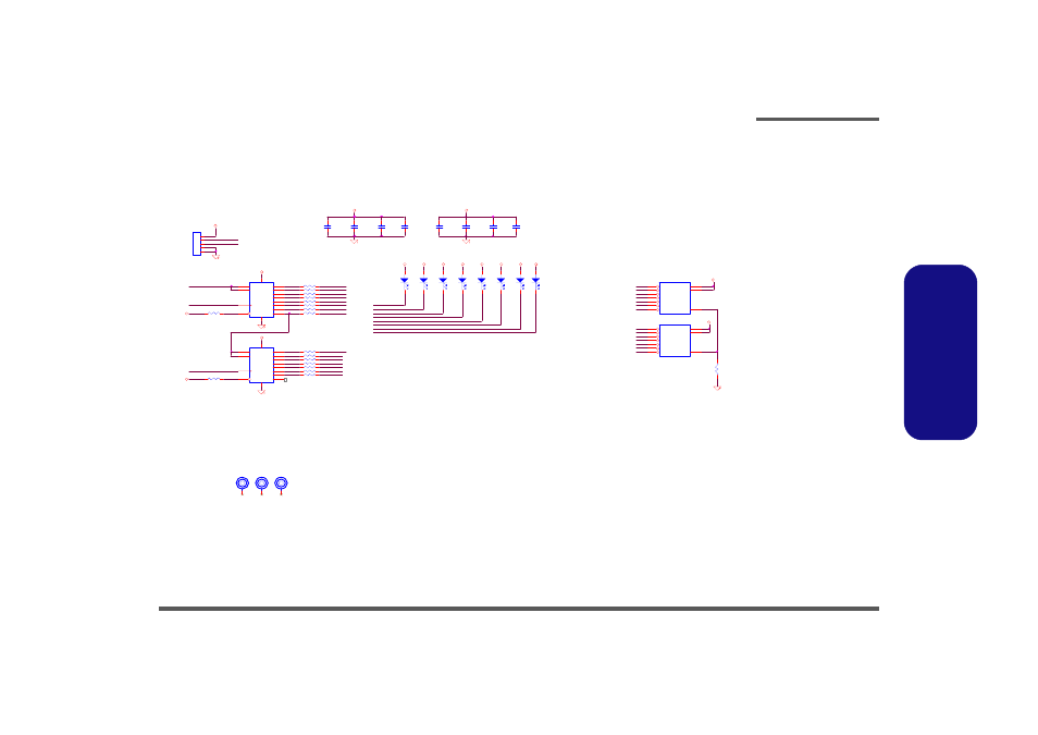 Debug board, Sheet 42 of 42 debug board, Schematic diagrams debug board b - 43 | Intel M570TU User Manual | Page 99 / 100