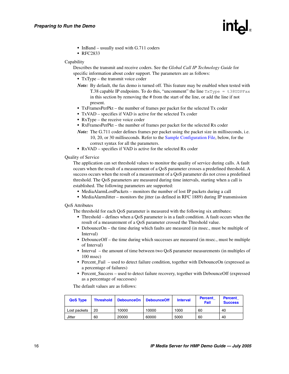 Intel IP Media Server User Manual | Page 16 / 56