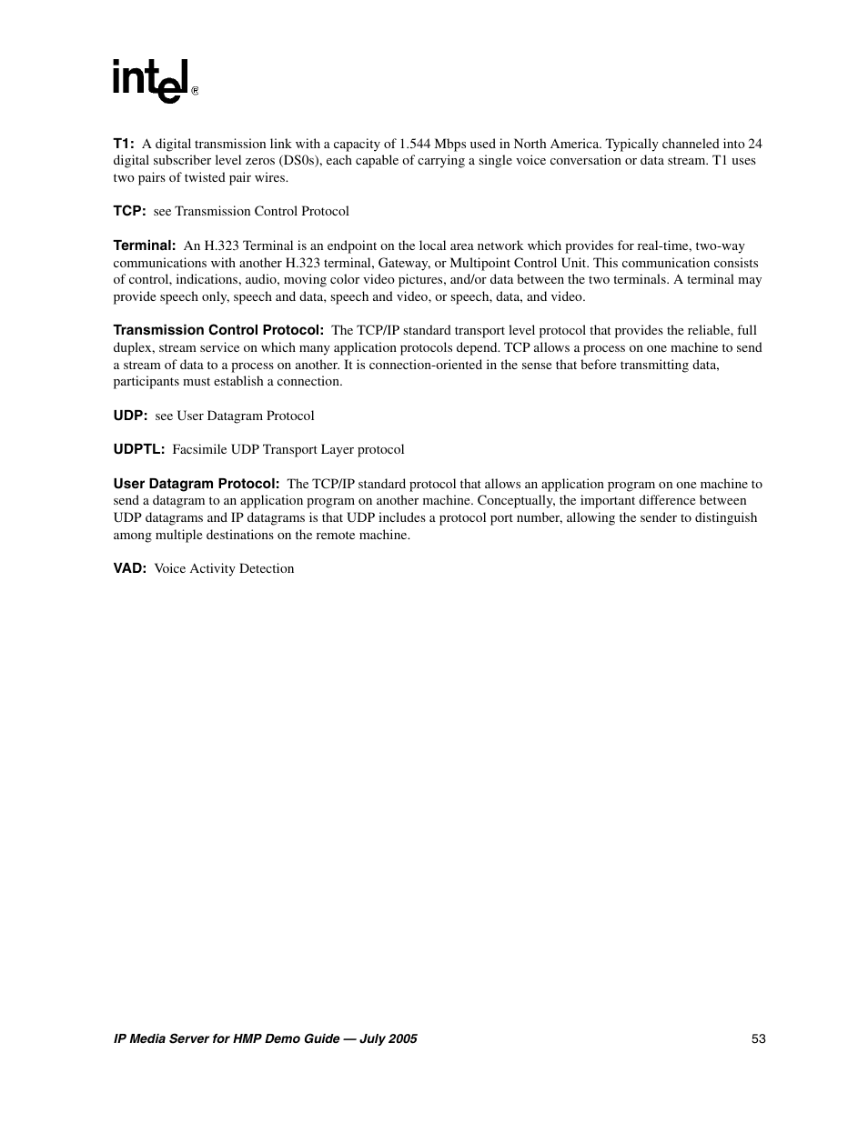 Intel IP Media Server User Manual | Page 53 / 56