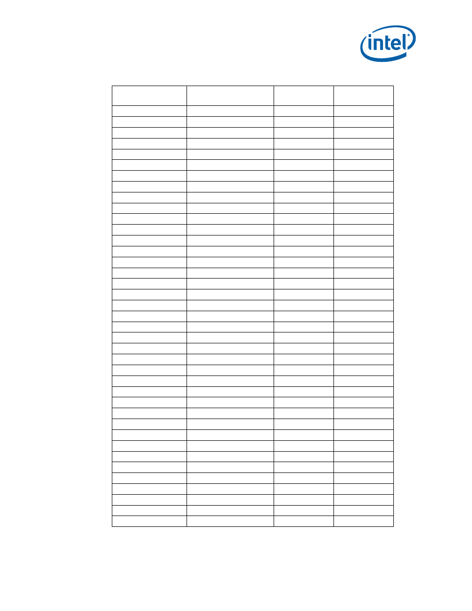 Table 6. intel | Intel 317443-001US User Manual | Page 33 / 57