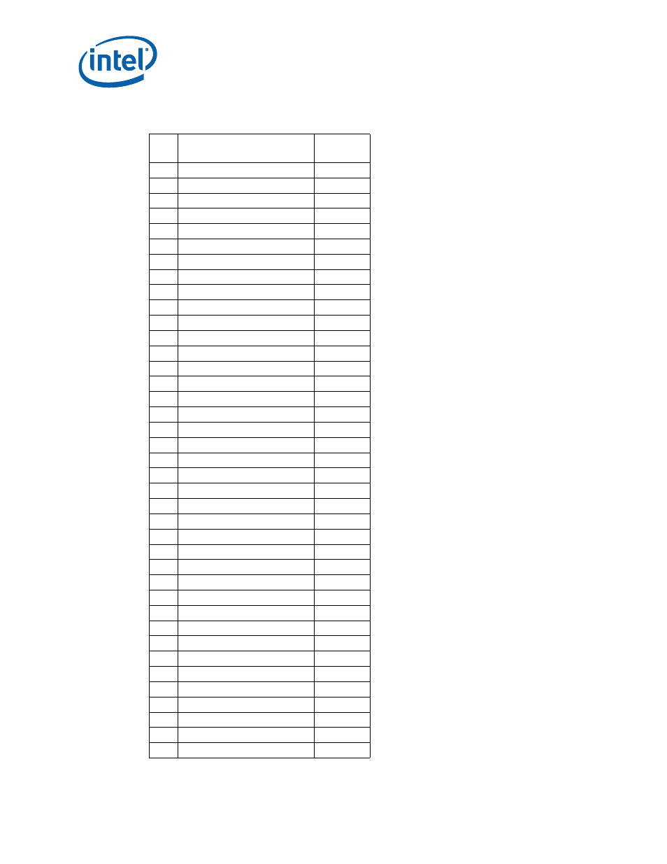 Intel, 945gme express chipset component location legend, Table 7 | For the location, Table 7. intel | Intel 317443-001US User Manual | Page 36 / 57